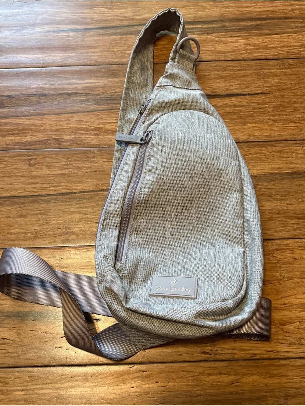 Vera Bradley Lighten Up Essential Sling Backpack Heather Gray - Picture 2 of 8
